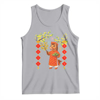 Funny Tet Holiday Tank Top Cute Horse In Ao Dai - Wonder Print Shop