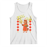 Funny Tet Holiday Tank Top Cute Horse In Ao Dai - Wonder Print Shop