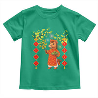 Funny Tet Holiday Toddler T Shirt Cute Horse In Ao Dai - Wonder Print Shop
