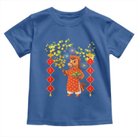 Funny Tet Holiday Toddler T Shirt Cute Horse In Ao Dai - Wonder Print Shop