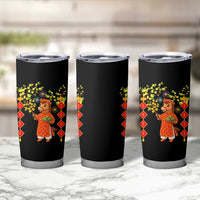 Funny Tet Holiday Tumbler Cup Cute Horse In Ao Dai - Wonder Print Shop