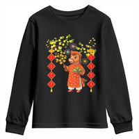 Funny Tet Holiday Youth Sweatshirt Cute Horse In Ao Dai - Wonder Print Shop