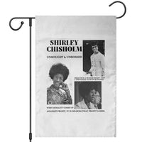 Shirley Chisholm Unbought And Unbossed Garden Flag Vintage Feminist Poster