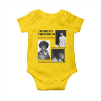 Shirley Chisholm Unbought And Unbossed Baby Onesie Vintage Feminist Poster