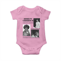 Shirley Chisholm Unbought And Unbossed Baby Onesie Vintage Feminist Poster