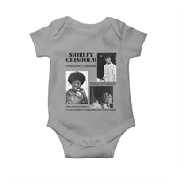Shirley Chisholm Unbought And Unbossed Baby Onesie Vintage Feminist Poster