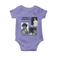 Shirley Chisholm Unbought And Unbossed Baby Onesie Vintage Feminist Poster