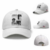 Shirley Chisholm Unbought And Unbossed Baseball Cap Vintage Feminist Poster