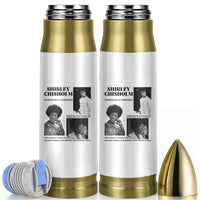 Shirley Chisholm Unbought And Unbossed Bullet Tumbler Vintage Feminist Poster