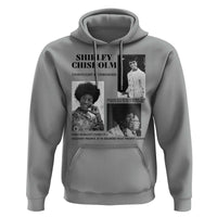 Shirley Chisholm Unbought And Unbossed Hoodie Vintage Feminist Poster