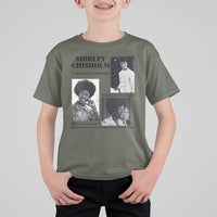Shirley Chisholm Unbought And Unbossed T Shirt For Kid Vintage Feminist Poster