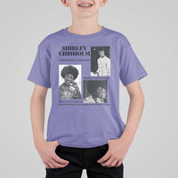 Shirley Chisholm Unbought And Unbossed T Shirt For Kid Vintage Feminist Poster