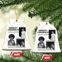 Shirley Chisholm Unbought And Unbossed Ceramic Ornament Vintage Feminist Poster