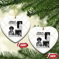 Shirley Chisholm Unbought And Unbossed Ceramic Ornament Vintage Feminist Poster