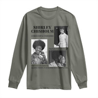 Shirley Chisholm Unbought And Unbossed Long Sleeve Shirt Vintage Feminist Poster