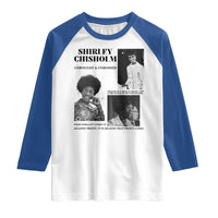 Shirley Chisholm Unbought And Unbossed Raglan Shirt Vintage Feminist Poster