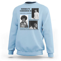 Shirley Chisholm Unbought And Unbossed Sweatshirt Vintage Feminist Poster