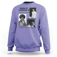 Shirley Chisholm Unbought And Unbossed Sweatshirt Vintage Feminist Poster