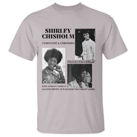 Shirley Chisholm Unbought And Unbossed T Shirt Vintage Feminist Poster