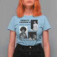 Shirley Chisholm Unbought And Unbossed T Shirt For Women Vintage Feminist Poster