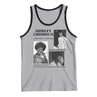 Shirley Chisholm Unbought And Unbossed Tank Top Vintage Feminist Poster