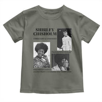 Shirley Chisholm Unbought And Unbossed Toddler T Shirt Vintage Feminist Poster