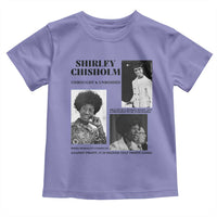 Shirley Chisholm Unbought And Unbossed Toddler T Shirt Vintage Feminist Poster