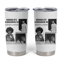 Shirley Chisholm Unbought And Unbossed Tumbler Cup Vintage Feminist Poster