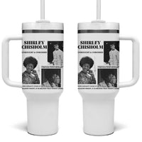 Shirley Chisholm Unbought And Unbossed Tumbler With Handle Vintage Feminist Poster
