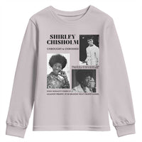 Shirley Chisholm Unbought And Unbossed Youth Sweatshirt Vintage Feminist Poster