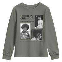 Shirley Chisholm Unbought And Unbossed Youth Sweatshirt Vintage Feminist Poster