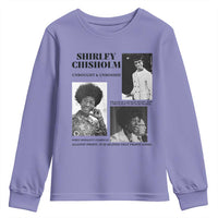 Shirley Chisholm Unbought And Unbossed Youth Sweatshirt Vintage Feminist Poster