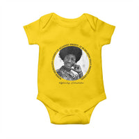 Shirley Chisholm Civil Rights Leader Quote Baby Onesie When Morality Meets Profit