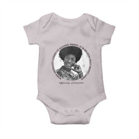 Shirley Chisholm Civil Rights Leader Quote Baby Onesie When Morality Meets Profit