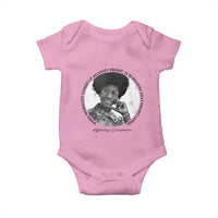 Shirley Chisholm Civil Rights Leader Quote Baby Onesie When Morality Meets Profit