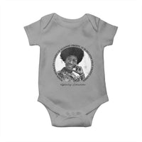 Shirley Chisholm Civil Rights Leader Quote Baby Onesie When Morality Meets Profit