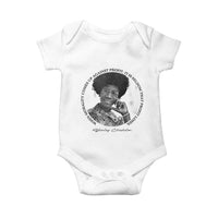 Shirley Chisholm Civil Rights Leader Quote Baby Onesie When Morality Meets Profit