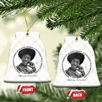 Shirley Chisholm Civil Rights Leader Quote Ceramic Ornament When Morality Meets Profit