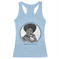 Shirley Chisholm Civil Rights Leader Quote Racerback Tank Top When Morality Meets Profit