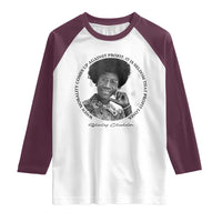 Shirley Chisholm Civil Rights Leader Quote Raglan Shirt When Morality Meets Profit