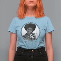 Shirley Chisholm Civil Rights Leader Quote T Shirt For Women When Morality Meets Profit