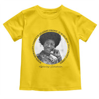 Shirley Chisholm Civil Rights Leader Quote Toddler T Shirt When Morality Meets Profit
