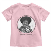 Shirley Chisholm Civil Rights Leader Quote Toddler T Shirt When Morality Meets Profit