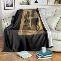 Vintage Shirley Chisholm Throw Blanket When Morality Meets Profit Quote