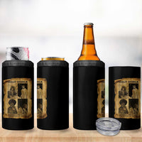 Vintage Shirley Chisholm 4 in 1 Can Cooler Tumbler When Morality Meets Profit Quote