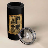 Vintage Shirley Chisholm 4 in 1 Can Cooler Tumbler When Morality Meets Profit Quote