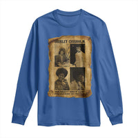 Vintage Shirley Chisholm Long Sleeve Shirt When Morality Meets Profit Quote