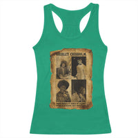 Vintage Shirley Chisholm Racerback Tank Top When Morality Meets Profit Quote
