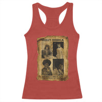 Vintage Shirley Chisholm Racerback Tank Top When Morality Meets Profit Quote