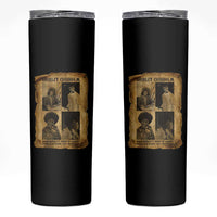 Vintage Shirley Chisholm Skinny Tumbler When Morality Meets Profit Quote